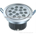 High quality 15w led recessed down lighting 220v adjustable/dimmable